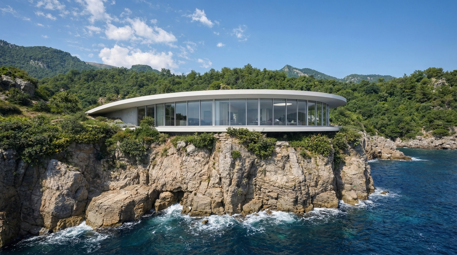 Ocean view Round Villa